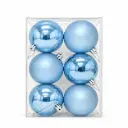 BOLA NAVIDEÑA 6CM X6 E/ CJ ( NS442564 )