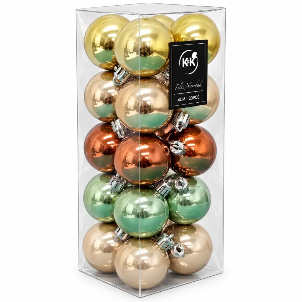 BOLA NAVIDEÑA 3CM X20 E/ CJ ( SF2150 )