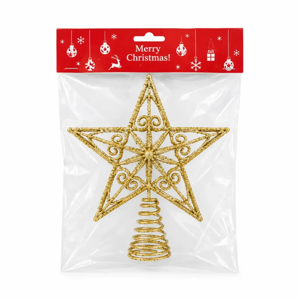 PUNTERO NAVIDEÑO ESTRELLA 21CM E/ BO ( NS442858 )