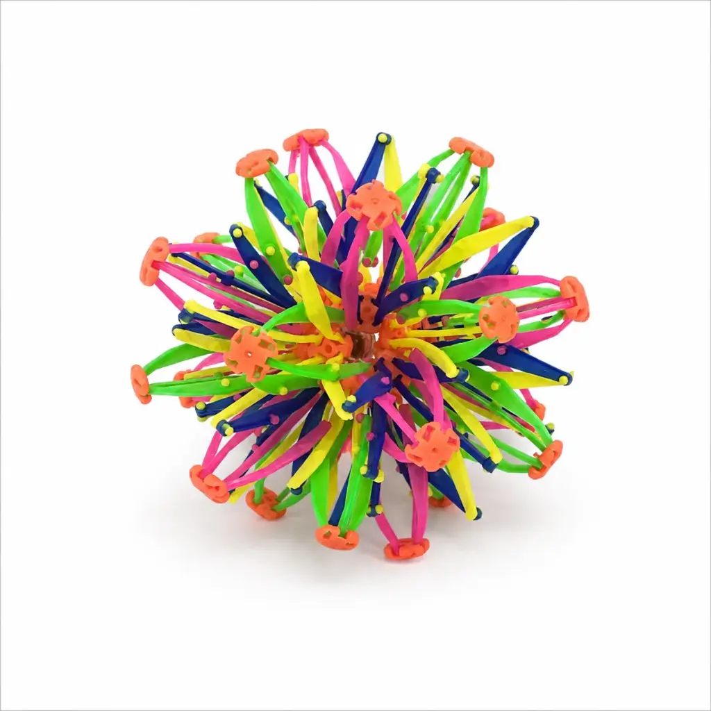PELOTA EXTENSIBLE MULTICOLOR C/ LUZ E/ BO