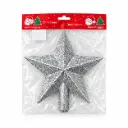 PUNTERO NAVIDEÑO ESTRELLA GLITTER 15CM E/ BO ( NS203290 )