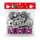 ADORNO NAVIDEÑO 4CM X10 E/ BO ( NS368555 )