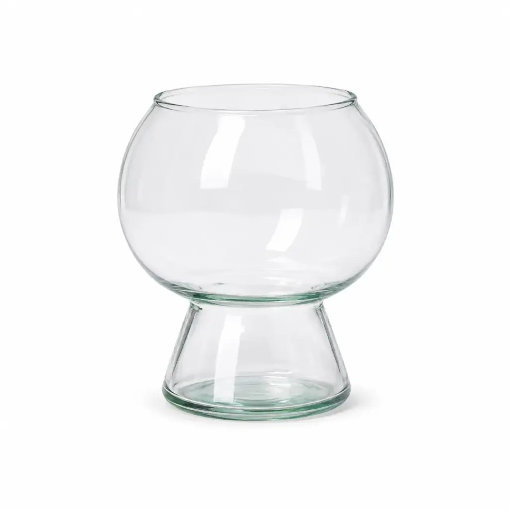COPON VIDRIO C/ PIE MEDIO 13CM
