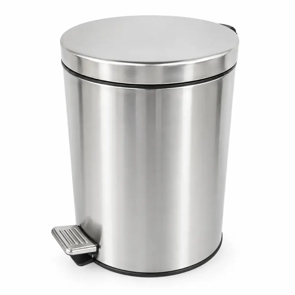 CESTO P/ RESIDUOS ACERO INOX C/ PEDAL 12LTS E/ CJ ( PAL3033 )