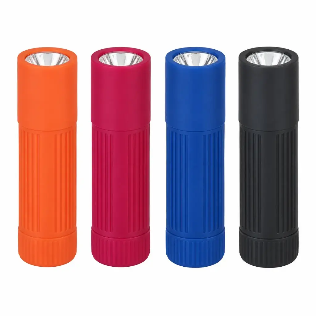 LINTERNA PLASTICA 1 LED A PILAS ( 7373 ) 