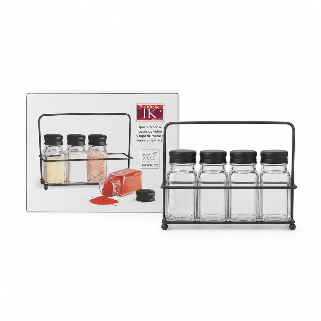SET ESPECIEROS VIDRIO X4 75ML E/ CJ ( 15340 )