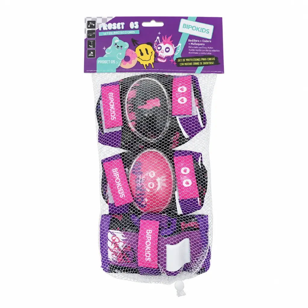 KIT DE PROTECCION INFANTIL CANDY E/ RD ( PROSET 05 PINK )