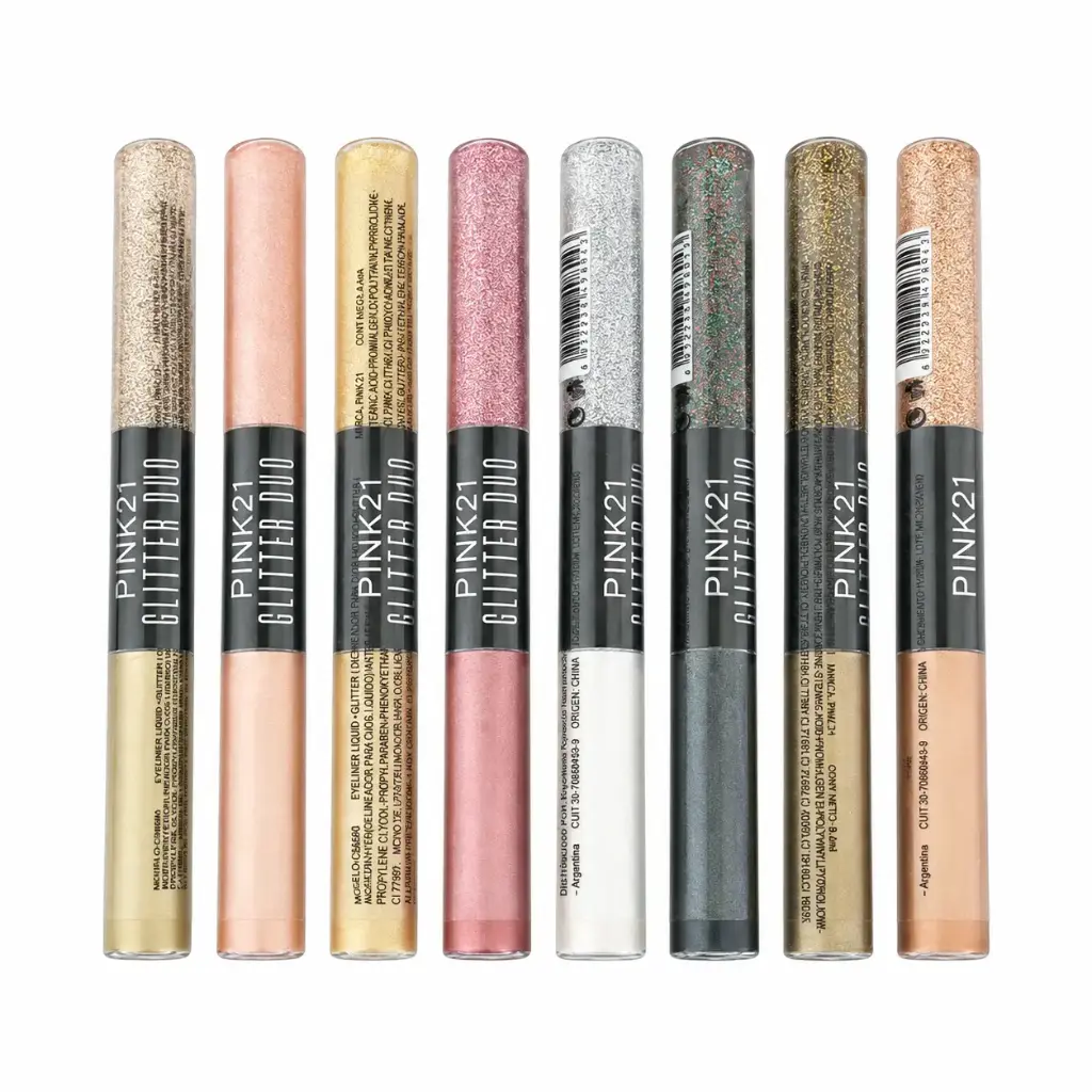 DELINEADOR P/ OJOS C/ GLITTER PINK 21 ( CS6593 )