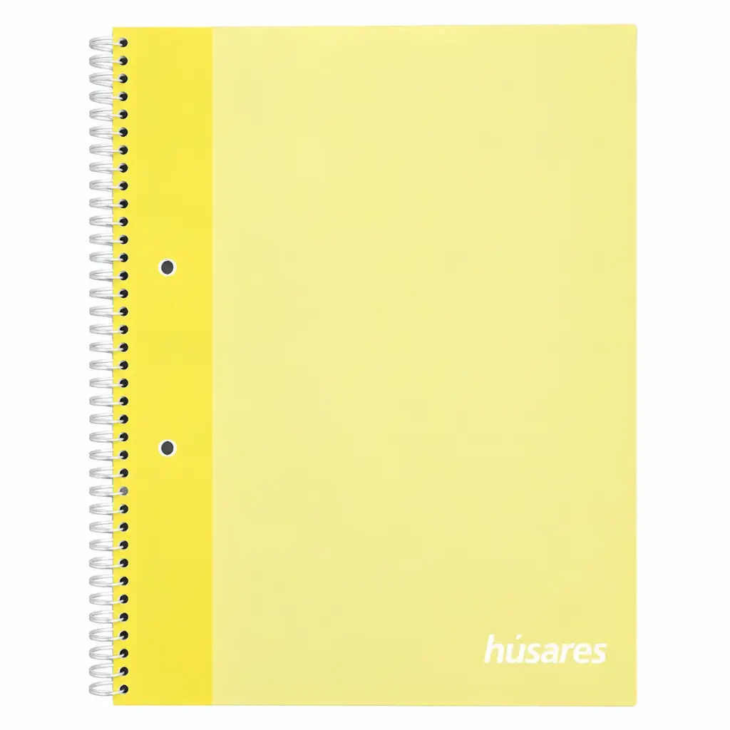 CUADERNO A4 HUSARES PASTEL C/ ESPIRAL CUADRICULADO ( 6285 )