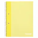 CUADERNO A4 HUSARES PASTEL C/ ESPIRAL CUADRICULADO ( 6285 )