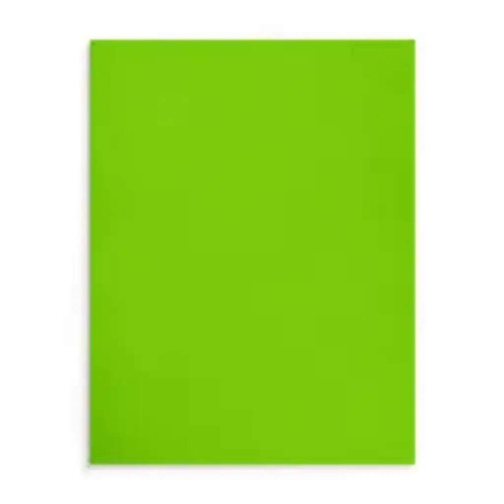 &CARTULINA VERDE MANZANA 45 X 63CM ( 0308 )