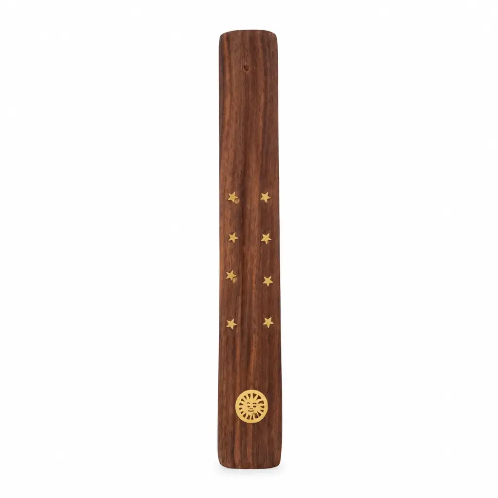 PORTA SAHUMERIO MADERA 25CM ( 672B )