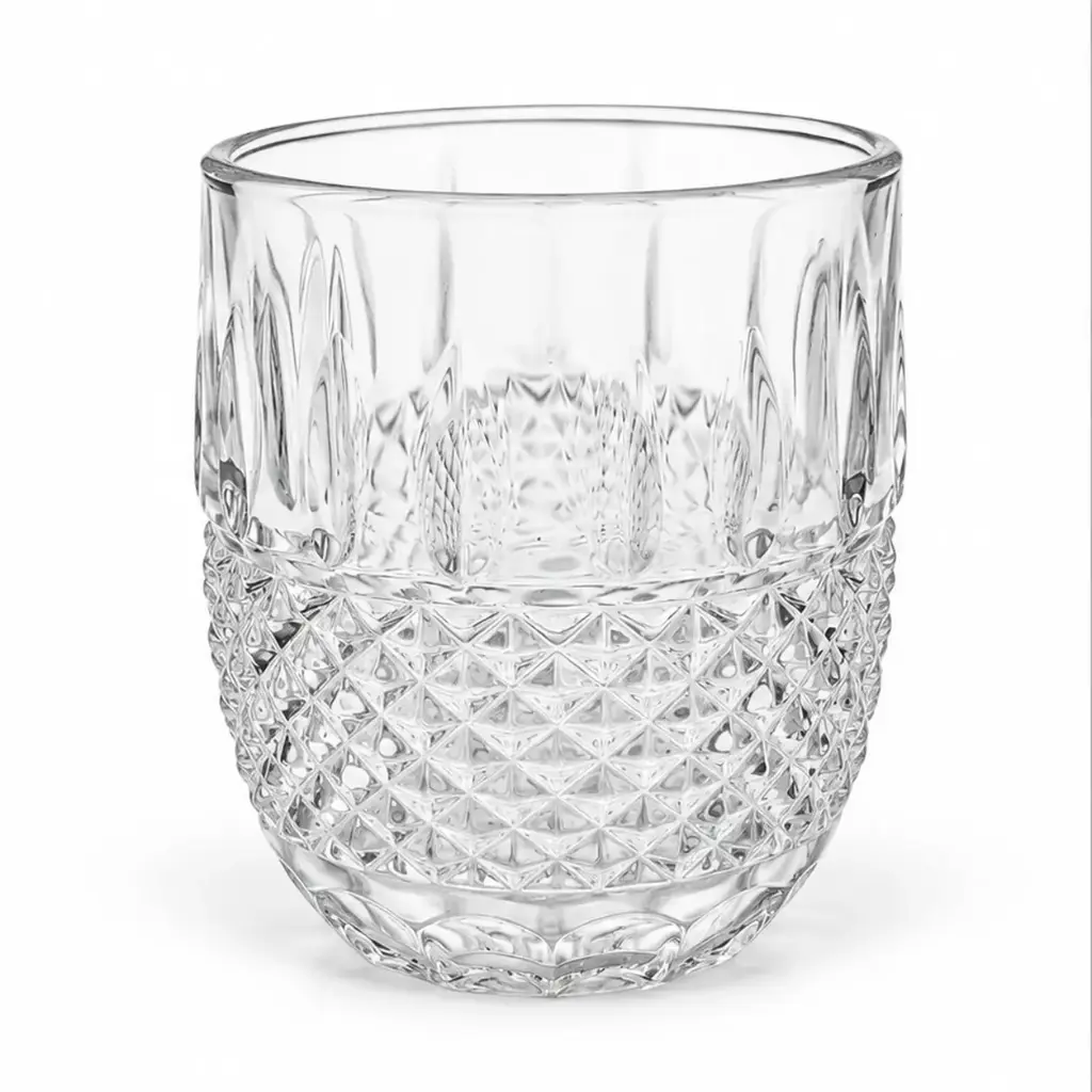 VASO VIDRIO OPERA DIAMANTE 7.5 X 10CM ( A-69 / PK76099AB )