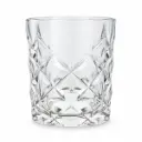 VASO VIDRIO WHISKY LABRADO 8 X 9CM ( A-73 / DM331-7 )