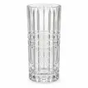 VASO VIDRIO TRAGO LARGO LABRADO 6.5 X 14CM ( A-77 / TK517-3 )