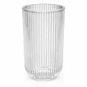 VASO VIDRIO TRAGO LARGO MIL RAYAS 7.5 X 13CM ( A-78 / K75130 )