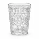 VASO VIDRIO LABRADO SOL 8 X 10CM ( A-120 )