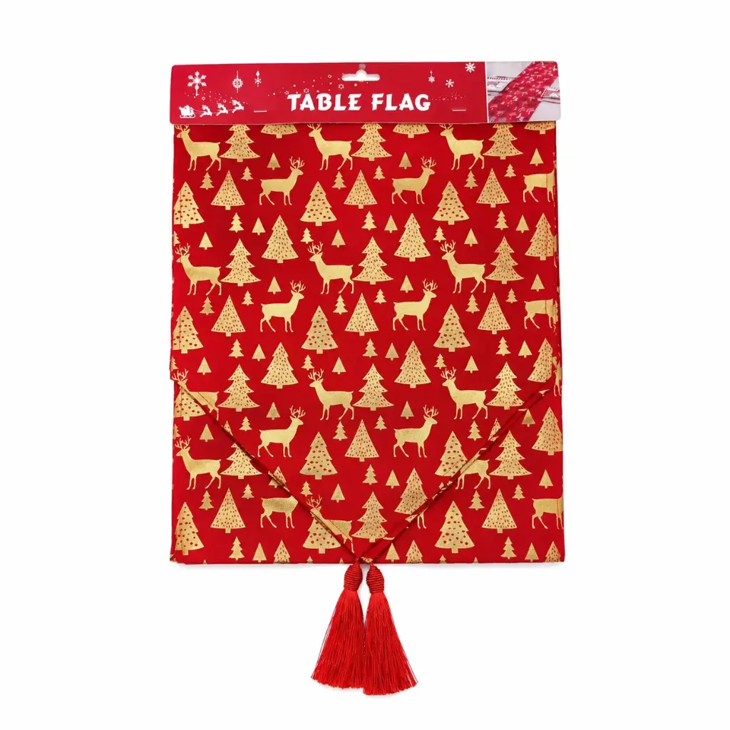 CAMINO DE MESA NAVIDEÑO 180 X 33CM E/ CT ( NS411242 )