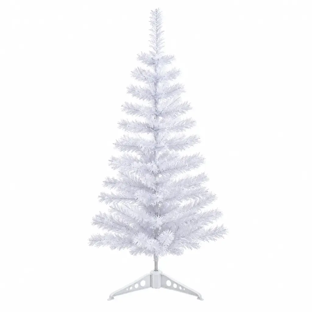 ARBOL NAVIDEÑO BLANCO 100 RAMAS 120CM E/ CJ ( NS054589 )