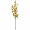FLOR GLITTER C/ ESTRELLA 44CM E/ BO ( NS410739 )