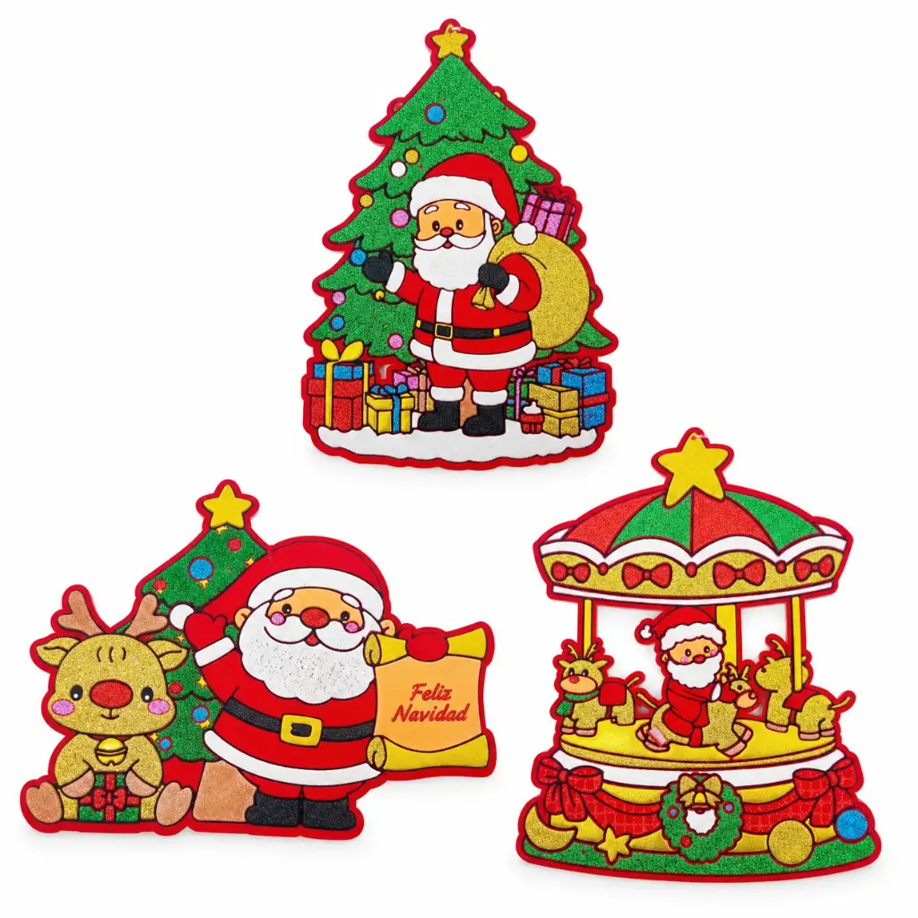 CARTEL NAVIDEÑO FELPA E/ BO ( NS441882 )