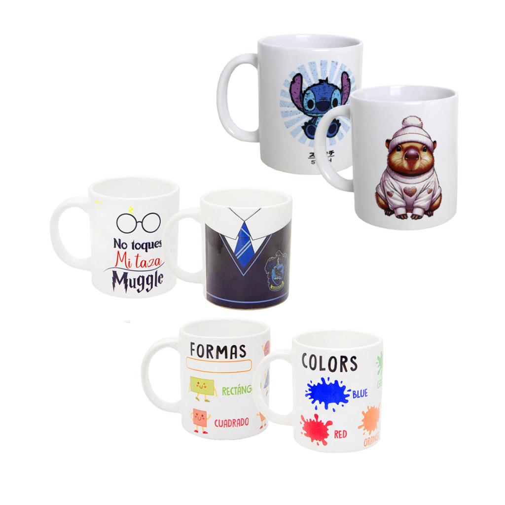 TAZA SUBLIMADA CERAMICA DECO