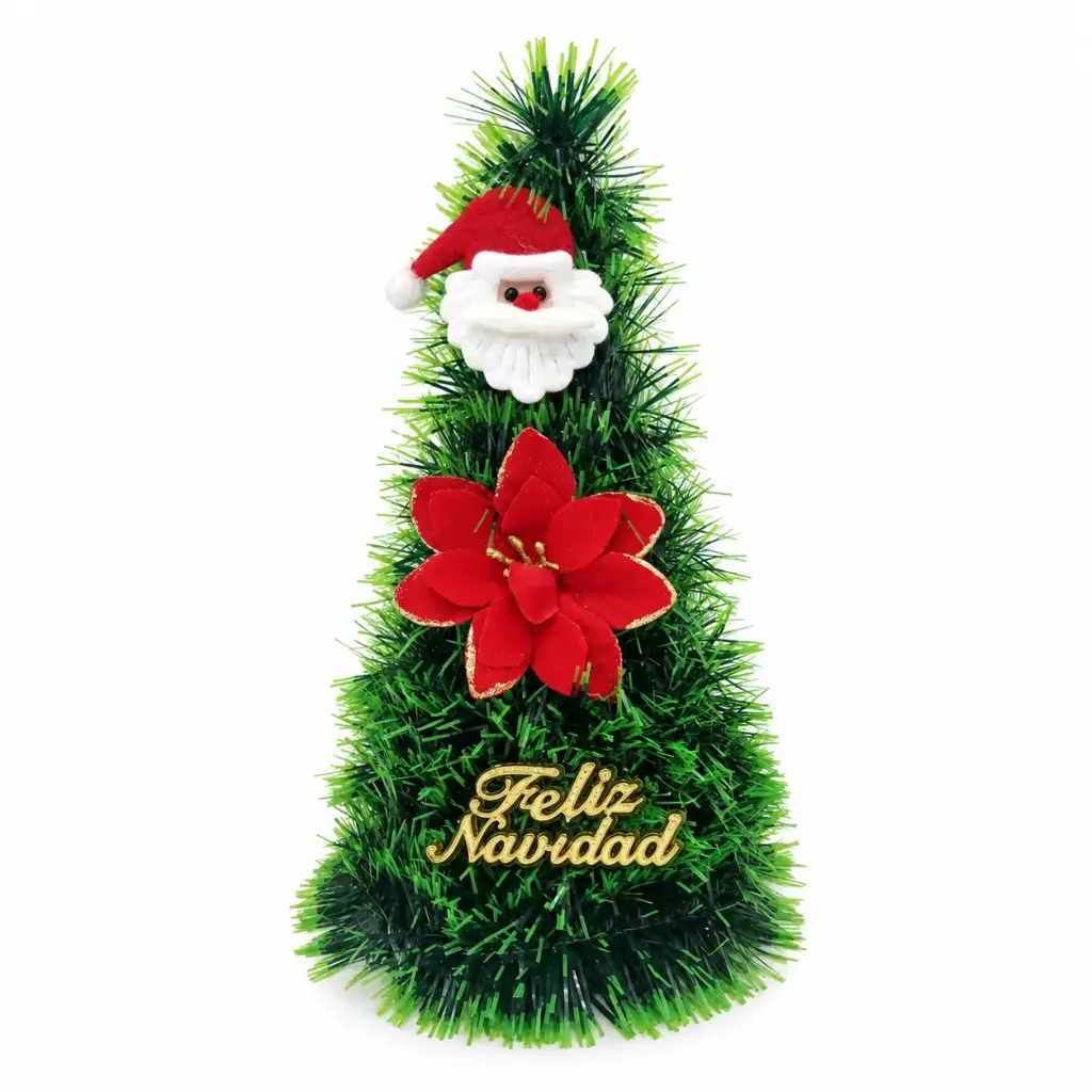 ARBOL VERDE MINI PLASTICO 26CM ( NS442123 )
