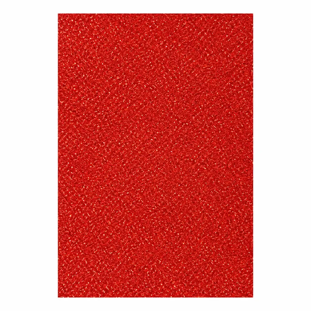 GOMA EVA GLITTER ROJO 40 X 60CM ( M54 )
