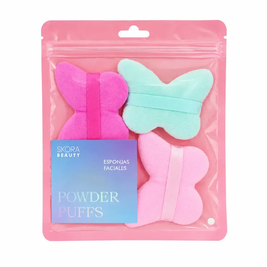 SET CISNE MARIPOSA ESPONJA FACIAL X3 E/ BO ( 48279 / VAU1510-02 )