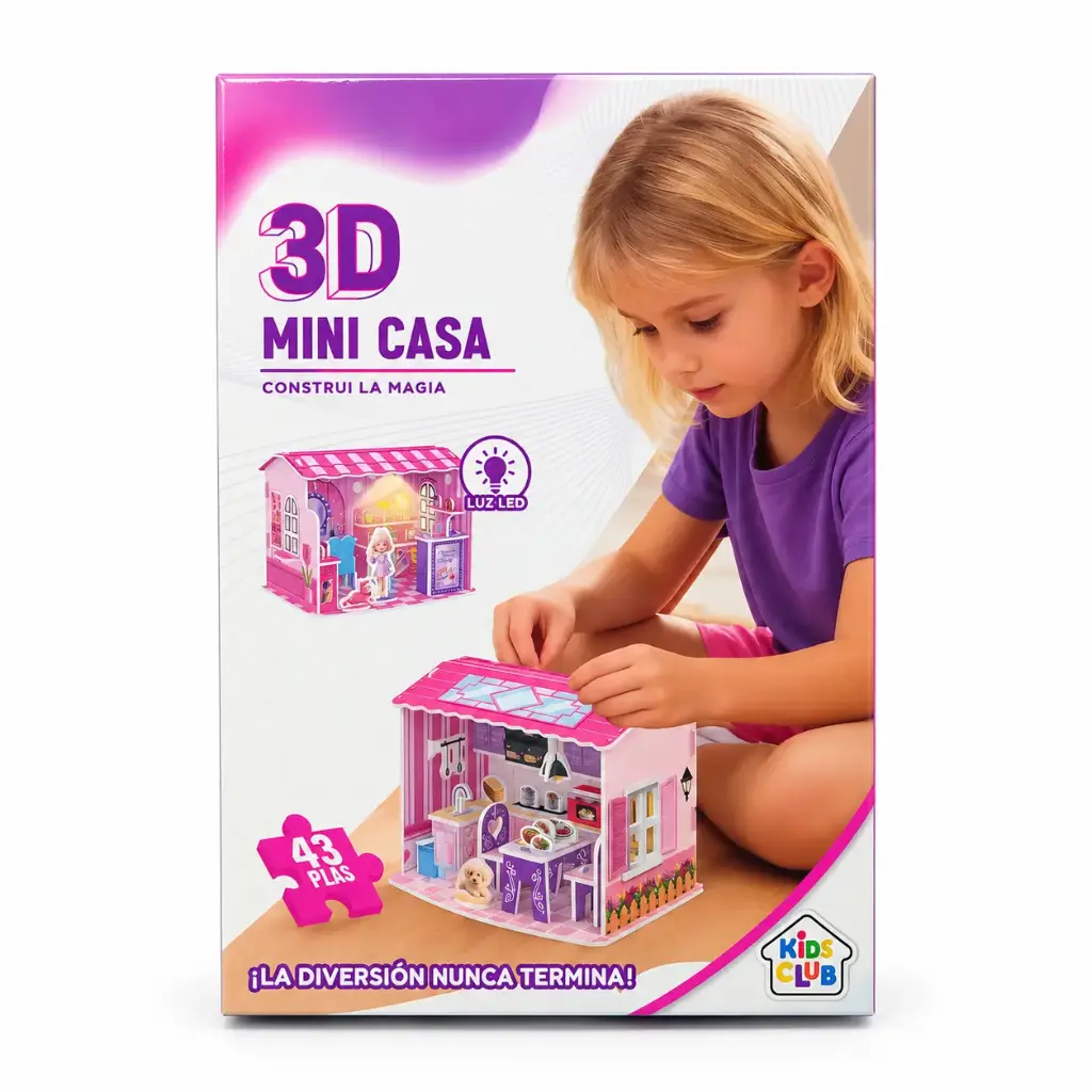 ROMPECABEZA 3D MINI CASA X43 ( 57319 )