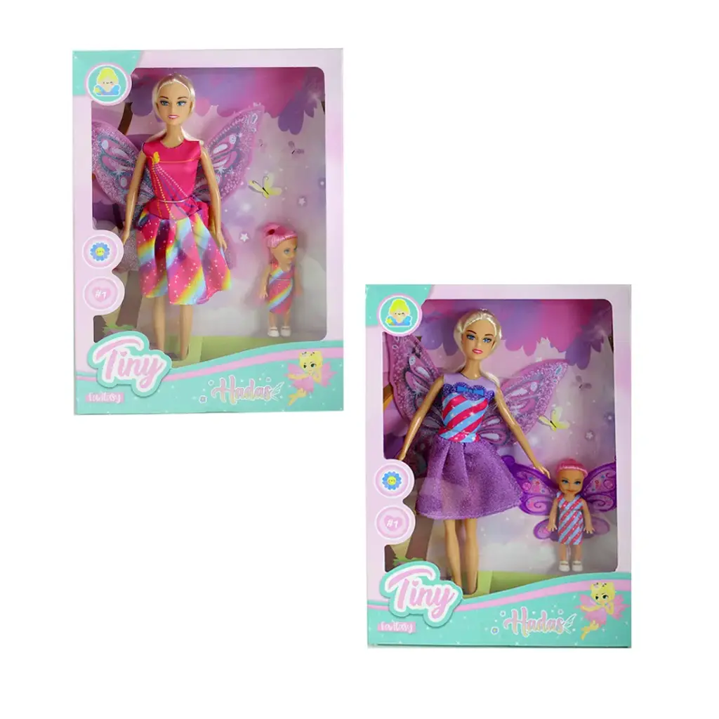 MUÑECA TINY HADAS X2 E/ CJ ( 62396 / 53742 )
