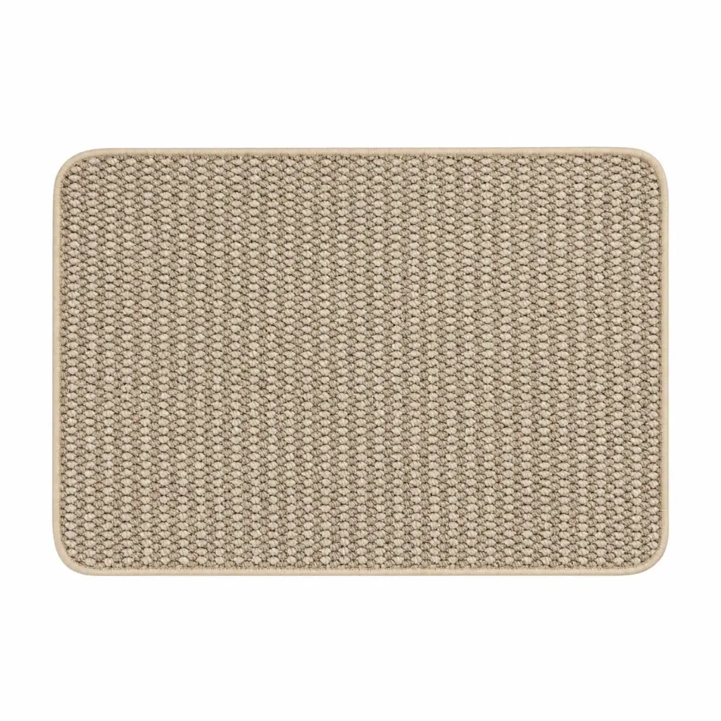 ALFOMBRA P/ PUERTA BEIGE/ MARFIL 60 X 40CM ( 2611-1D )