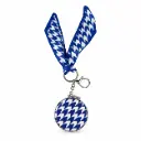 ESPEJO DE CARTERA DOBLE FAZ LLAVERO 6CM ( 2523-30 )