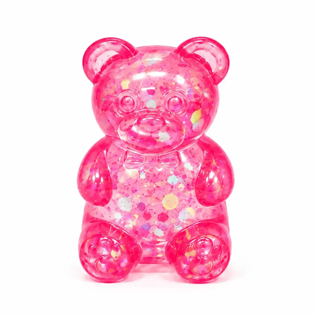 SQUISHY OSITO GLITTER 7.5 X 5CM E/ CJ ( A-178 )