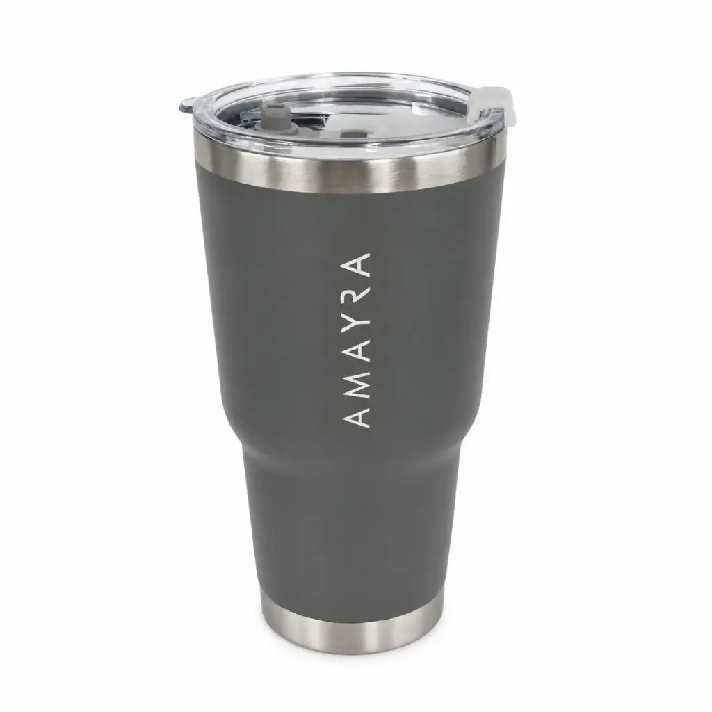 VASO TERMICO ACERO INOXIDABLE AMAYRA 900ML E/ CJ ( 67.X1807 )