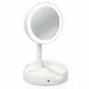 ESPEJO PLEGABLE C/ LUZ LED E/ CJ ( JG-988 )