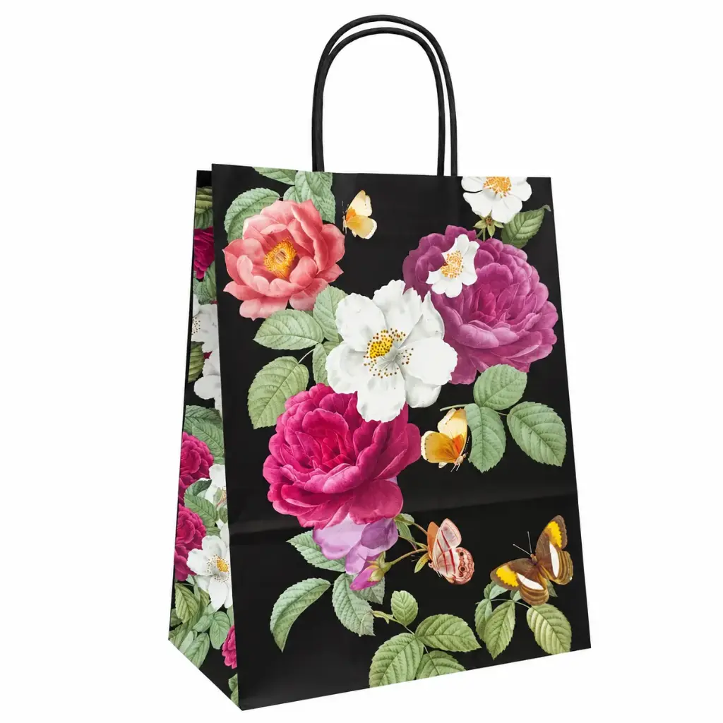 BOLSA P/ REGALO VELVET GARDEN 22 X 10 X 30CM ( 44401876 )