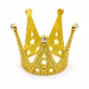 MINI CORONA C/ DIAMANTES E/ BO ( YJ0882 )