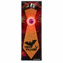 CORBATA PLASTICA GLITTER C/ OJO LED E/ BO ( YJ0120 )
