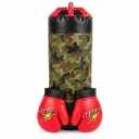 BOLSA DE BOXEO C/ GUANTES E/ RED ( 881-12 )