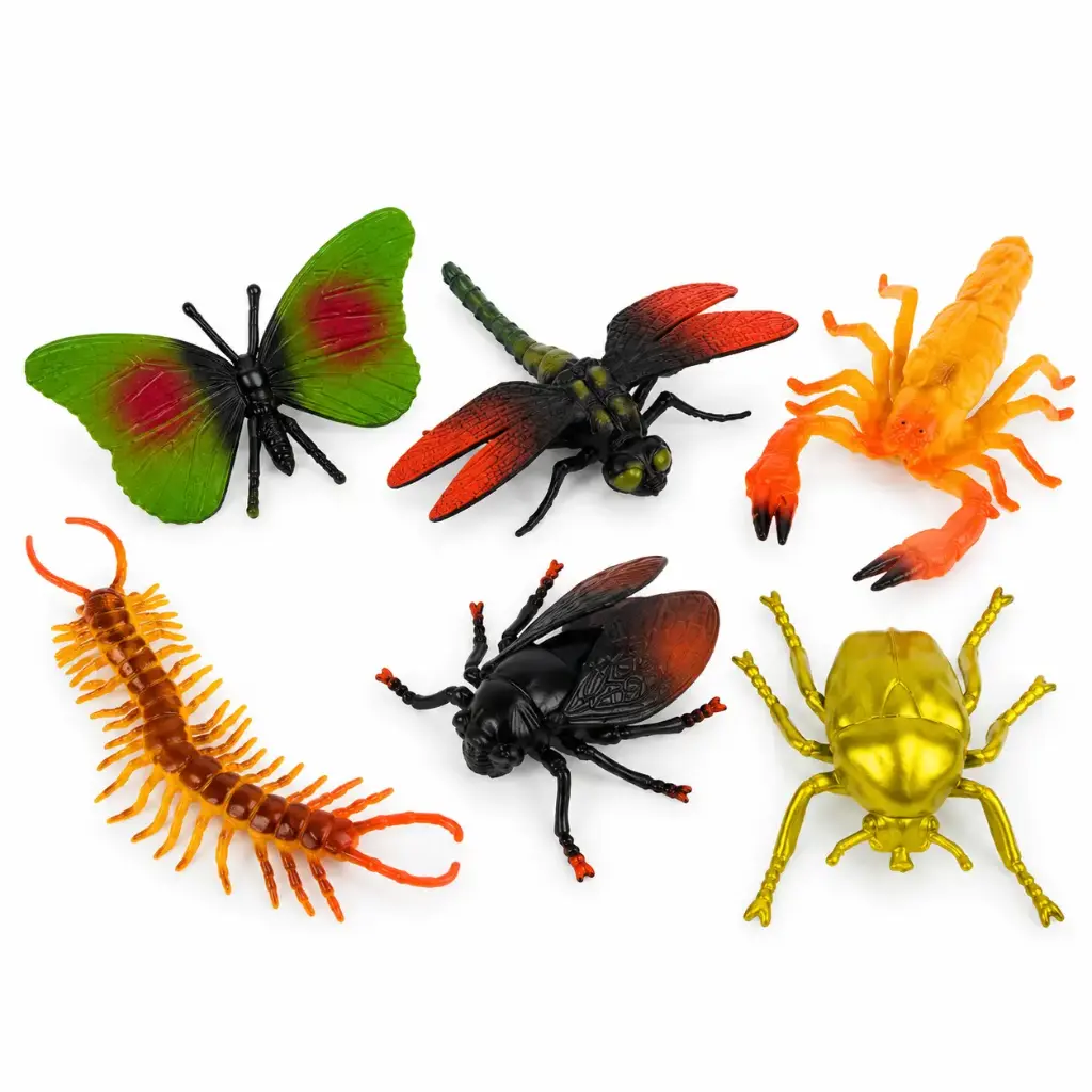 SET DE INSECTOS X6 E/ BO ( Q101-6 )