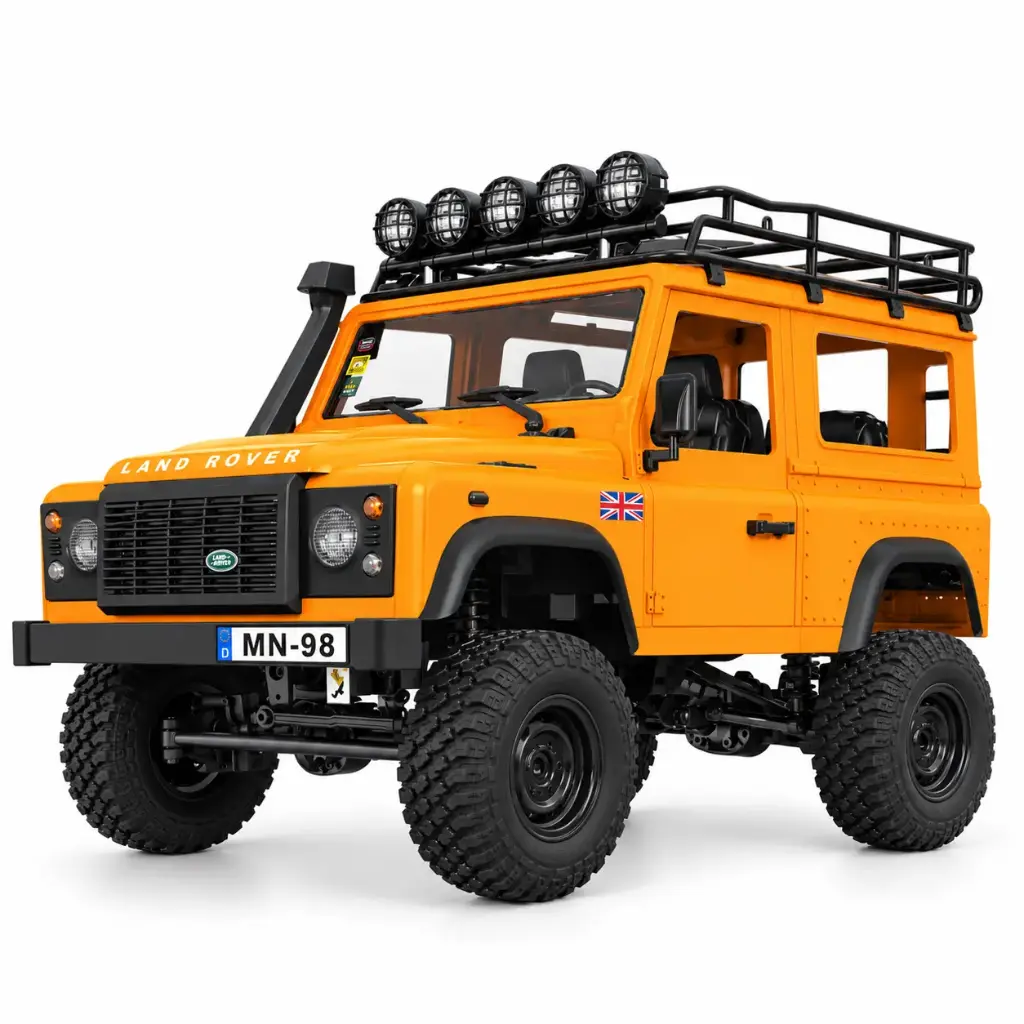 CAMIONETA LAND ROVER ROCK RADIO CONTROL 1:12 E/ CJ ( MN98 )