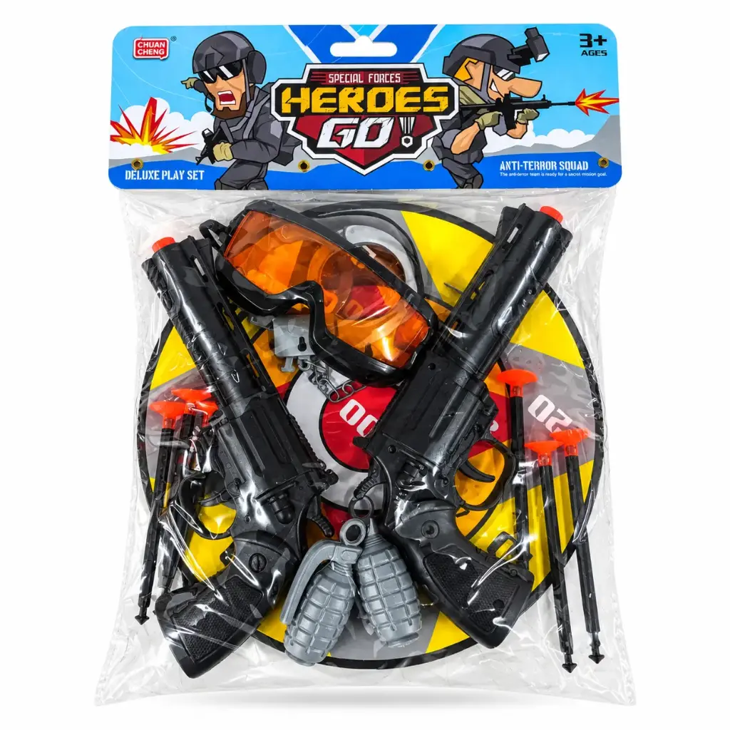 SET DE POLICIA C/ ACCESORIOS X8 E/ BO ( 88953 )