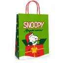 BOLSA P/ REGALO SNOOPY NAVIDAD 22 X 10 X 30CM ( BF221030SN )