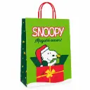 BOLSA P/ REGALO SNOOPY NAVIDAD 30 X 12 X 41CM ( BF301241SN )