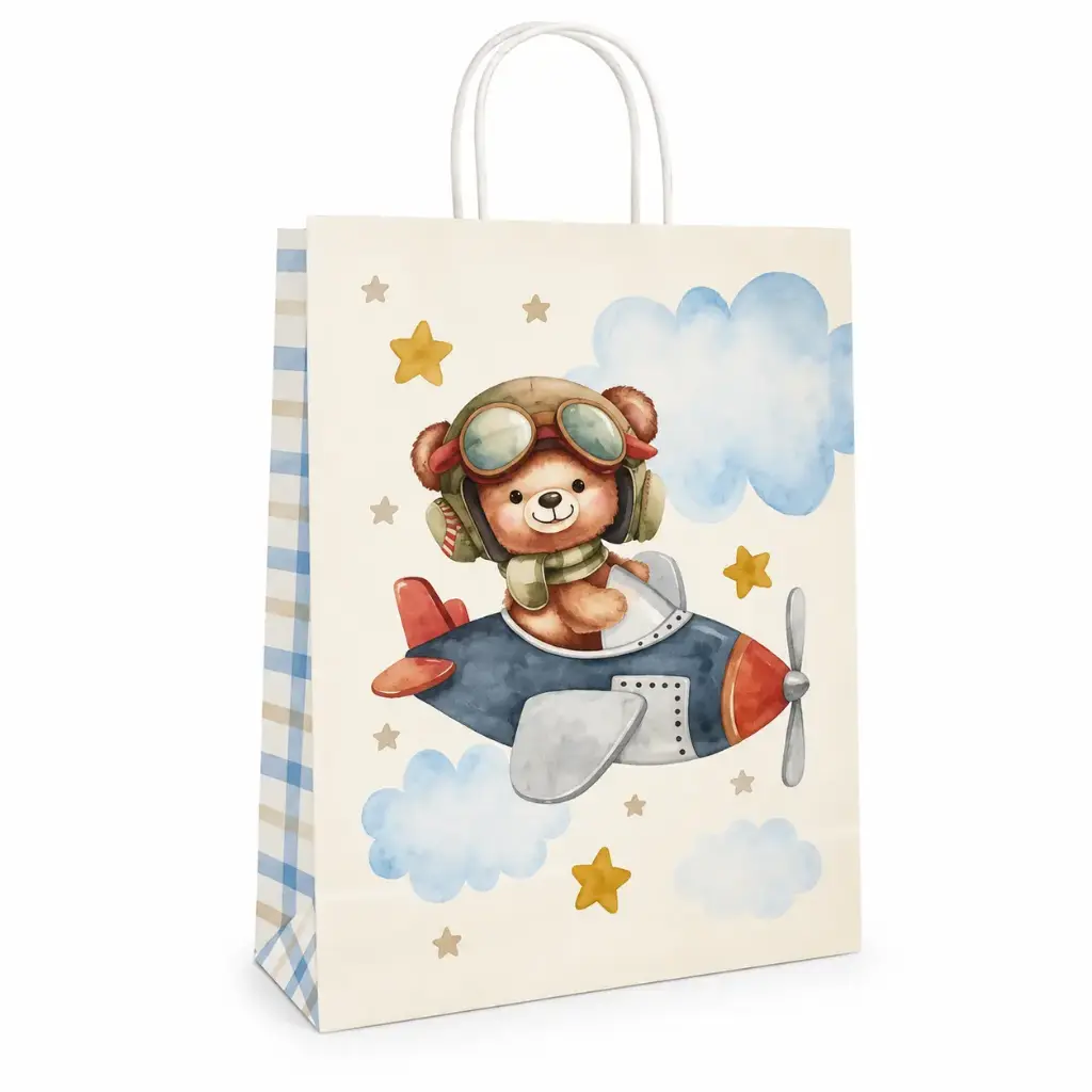 BOLSA P/ REGALO AVIADOR 22 X 10 X 30CM ( BF221030AVI )