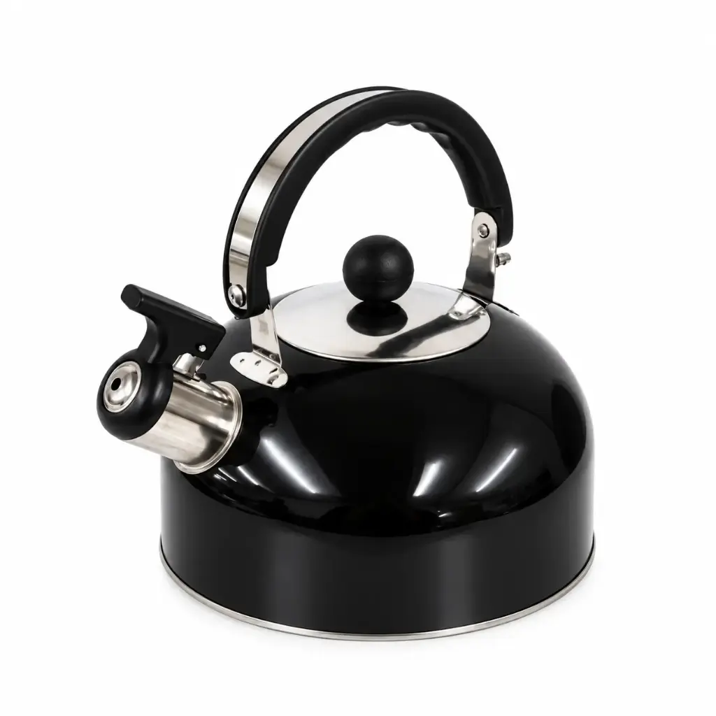 PAVA SILBADORA NEGRA ACERO INOX 2LT E/ CJ ( 10995 )