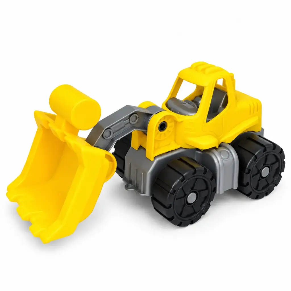 EXCAVADORA AMARILLA C/ PALA MECANICA MINI DURAVIT ( 363 )