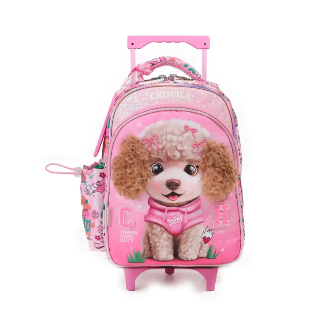 MOCHILA CARRITO POODLE 3 CIERRES 30cm ( BT275 ) 