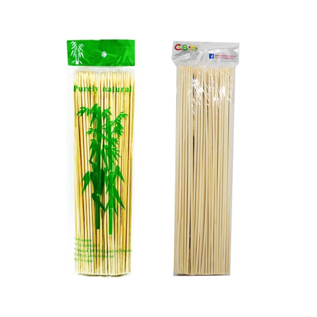 PALITOS P/ BROCHETTE BAMBU 25CM X90 CBX E/ BO